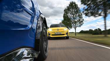 Renault 5 E-Tech Iconic Five long-term - side tracking